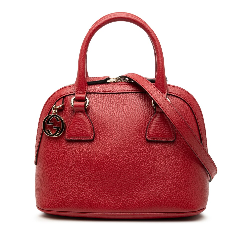 Gucci Mini Calfskin Gg Charm Dome #317965G65B